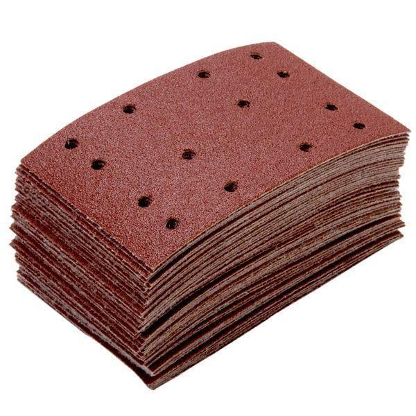 Rubin2 StickFix Hook and Loop Sanding Sheet - 80 x 133 mm - 50 Pack - Grit:80 Grit